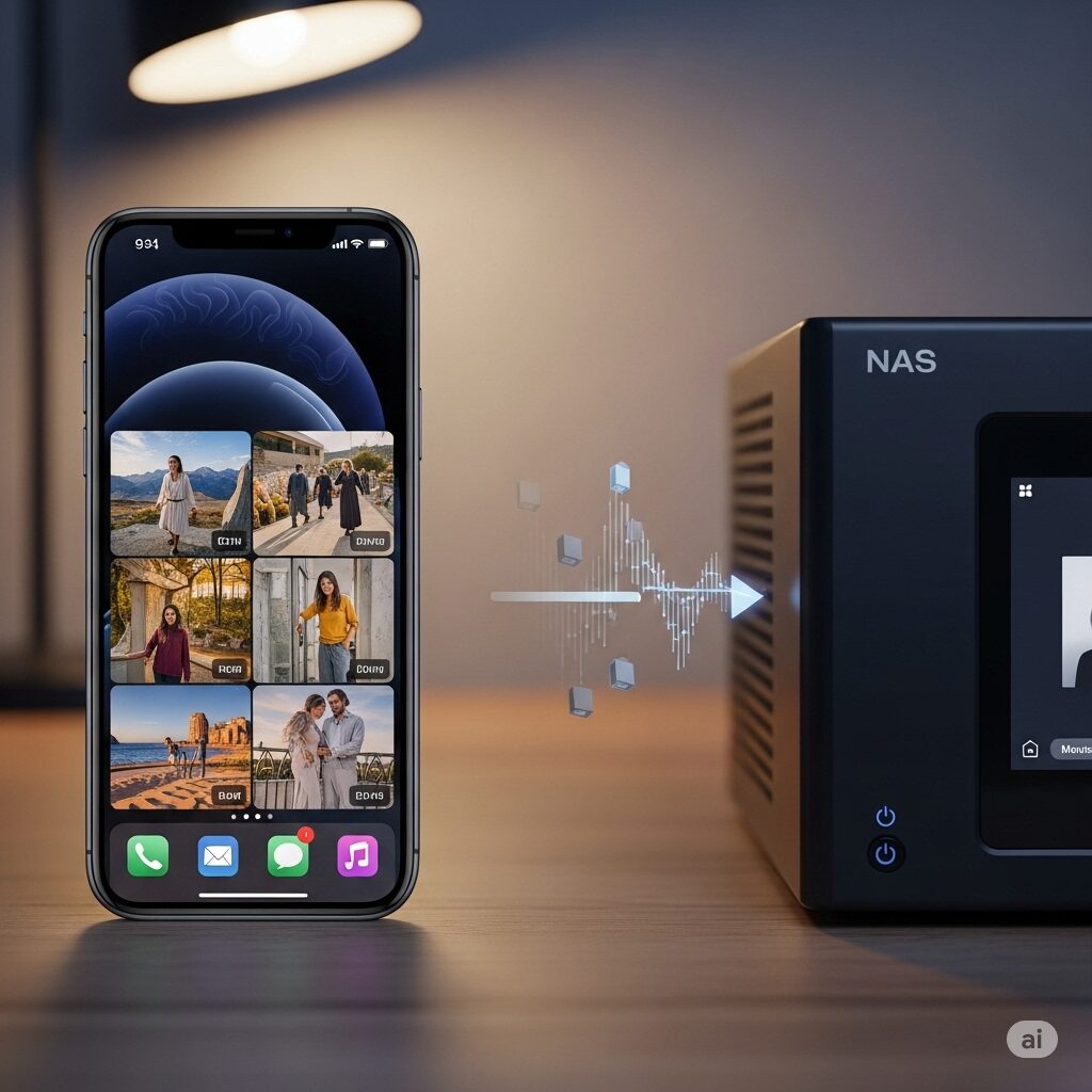 Photos-transferring-from-iPhone-to-NAS