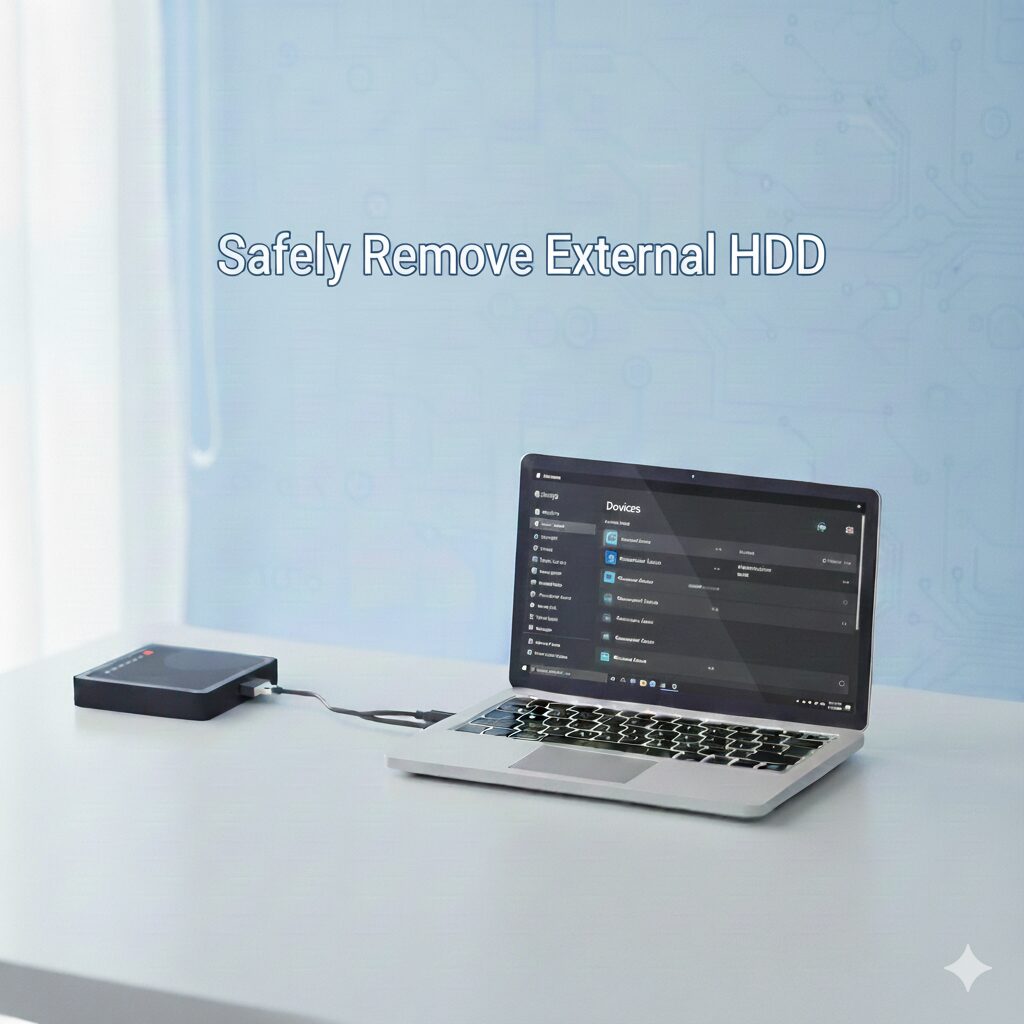 Safely Remove External HDD